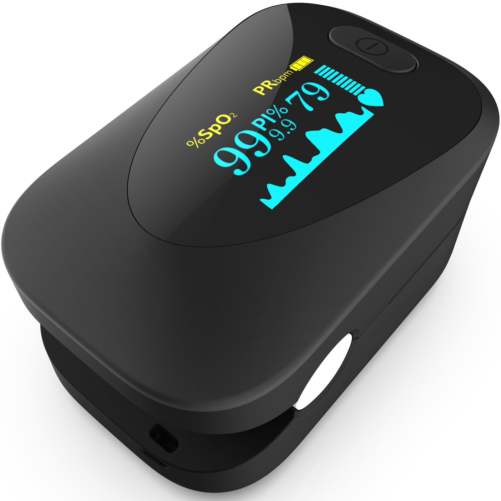 Oxygen Saturation Monitor Fingertip - C6AO Fingertip Pulse Oximeter Blood Oxygen