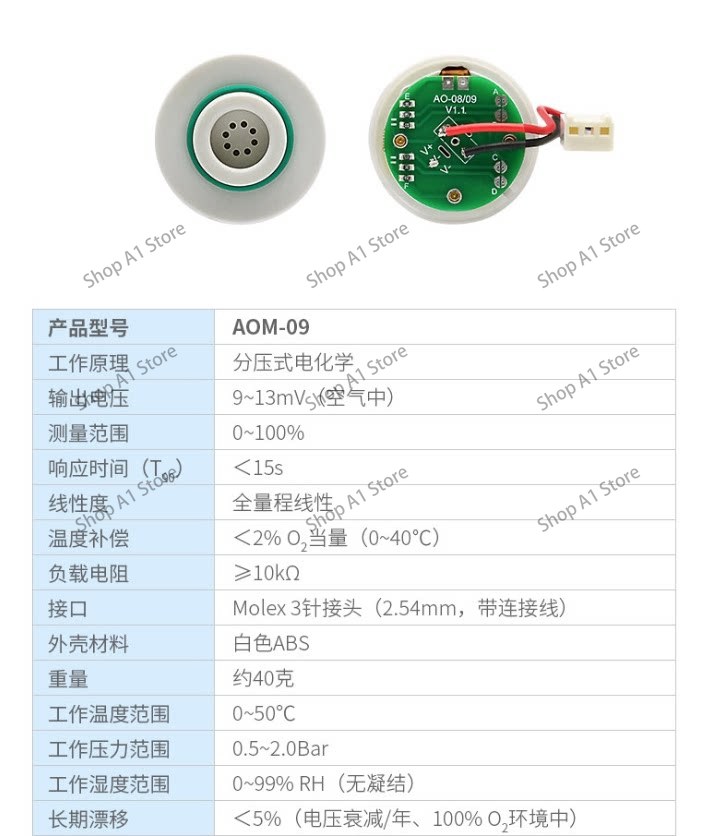 The AOM-09 Oxygen Sensor repla - đánh giá và giá Oxygen Sensor Cell Replacement