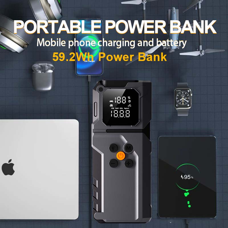 GKFLY 4 In 1 5000A Portable Ju - đánh giá và giá Portable Oxygen Concentrator Battery