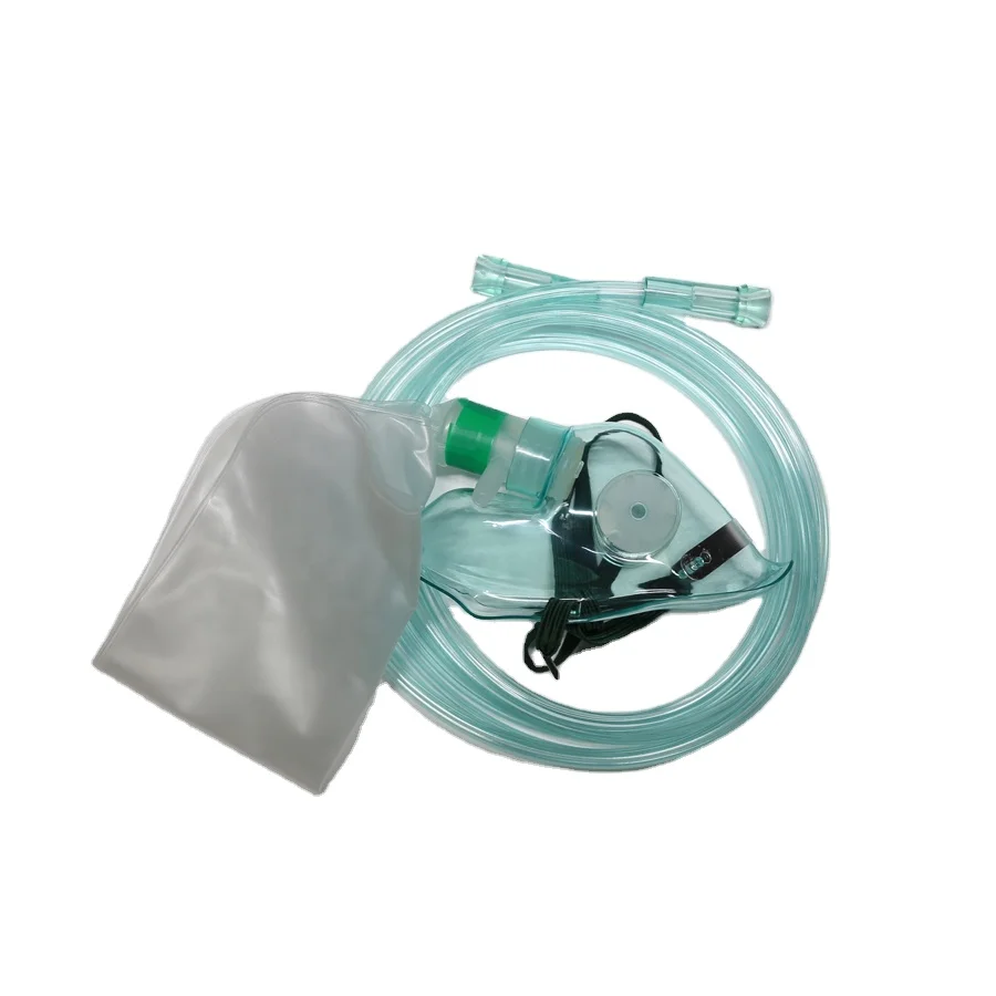 PVC Mask with Reservoir Bag NR - đánh giá và giá Oxygen Mask Reservoir Bag Adult