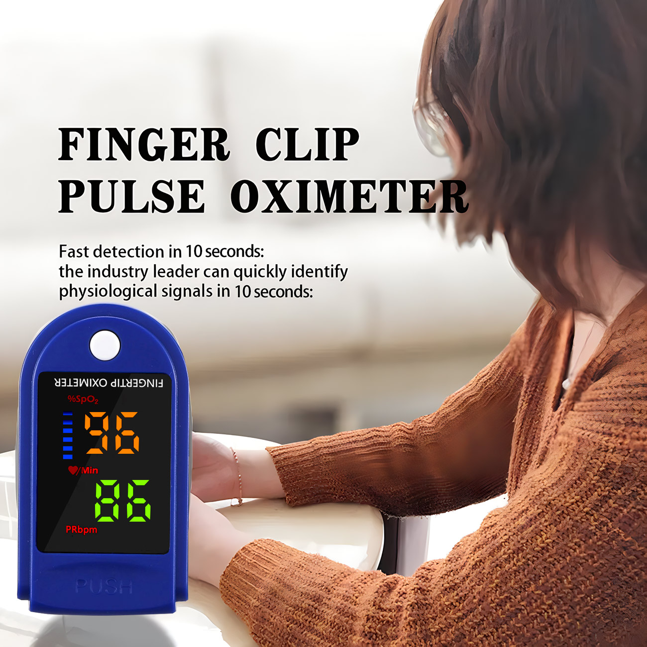 Digital Finger Pulse Oximeter  - đánh giá và giá Oxygen Saturation Monitor Fingertip