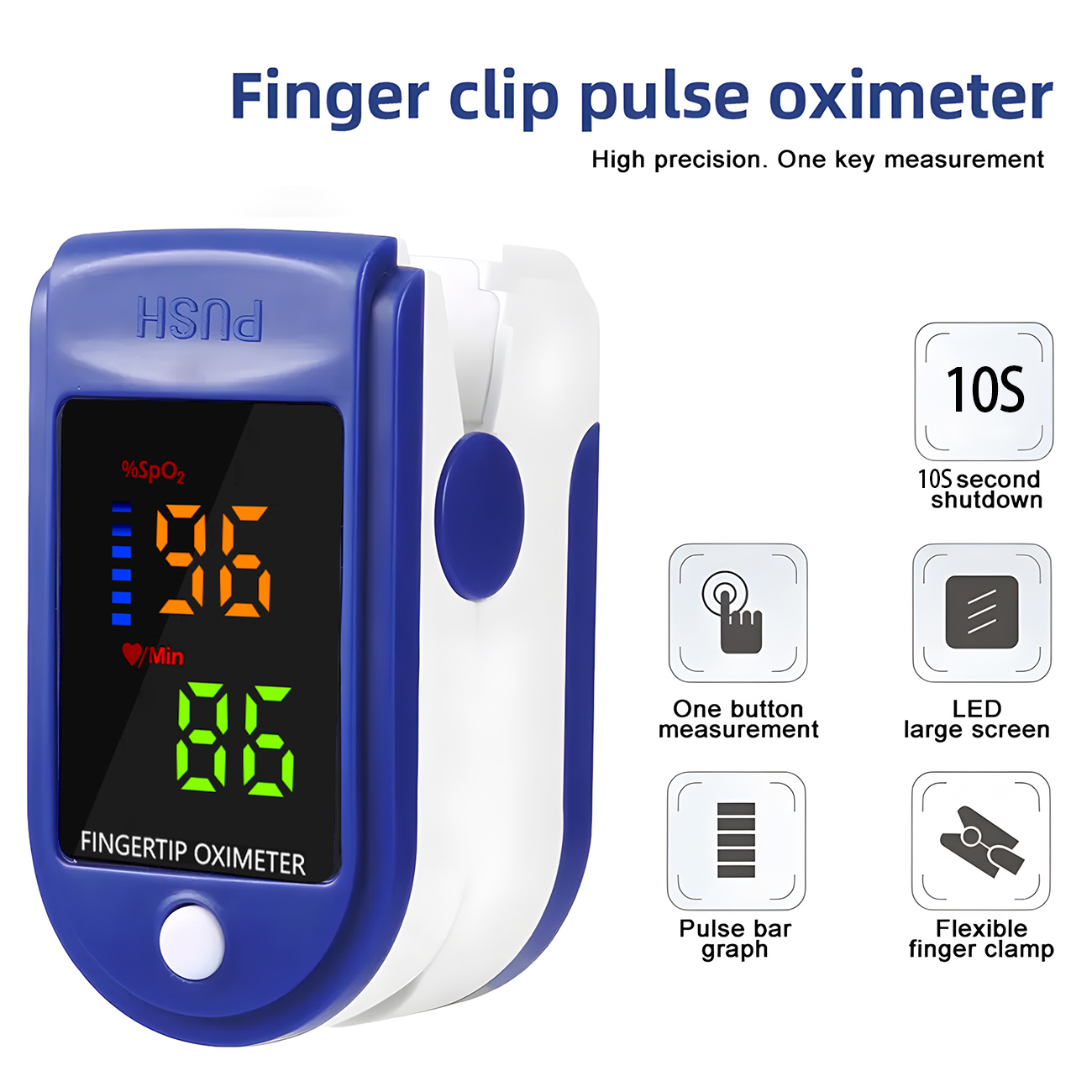 Oximeter Portable Fingertip Pu - đánh giá và giá Oxygen Saturation Monitor Fingertip