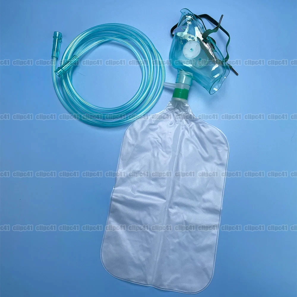 10Pcs Adults High Concentratio - đánh giá và giá Oxygen Mask Reservoir Bag Adult