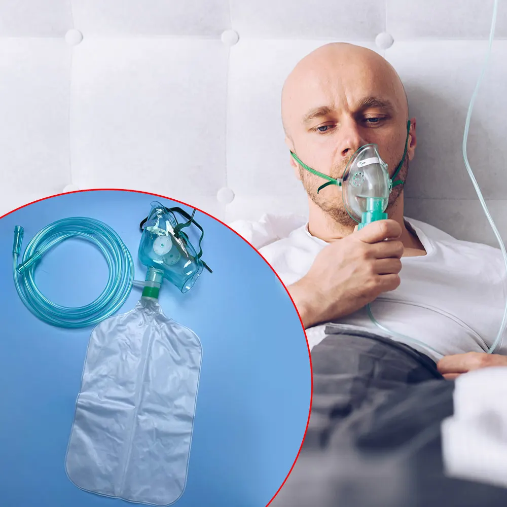 10Pcs Adults High Concentratio - đánh giá và giá Oxygen Mask Reservoir Bag Adult