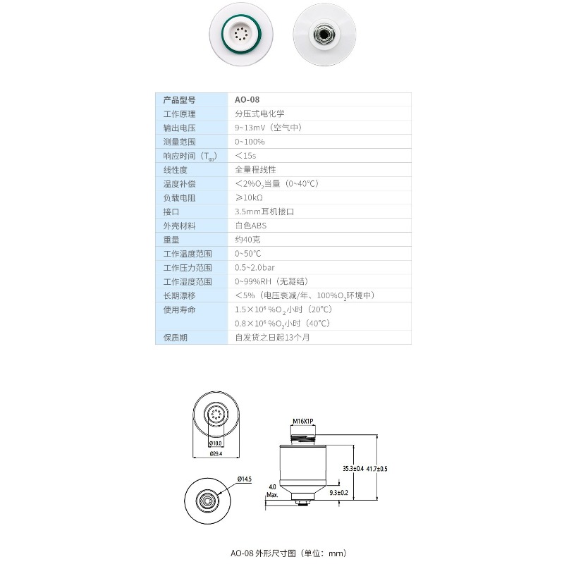 AO-08 Oxygen Sensor Replaceabl - đánh giá và giá Oxygen Sensor Cell Replacement