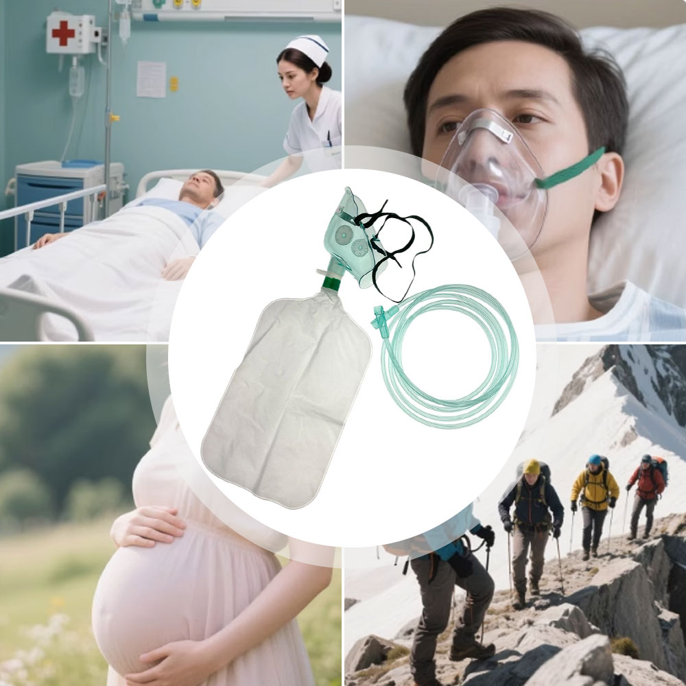 5-10Pcs Disposable Adult High  - đánh giá và giá Oxygen Mask Reservoir Bag Adult