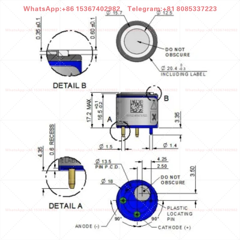 4OXV AAY80-390 Oxygen Sensor O - đánh giá và giá Oxygen Sensor Cell Replacement