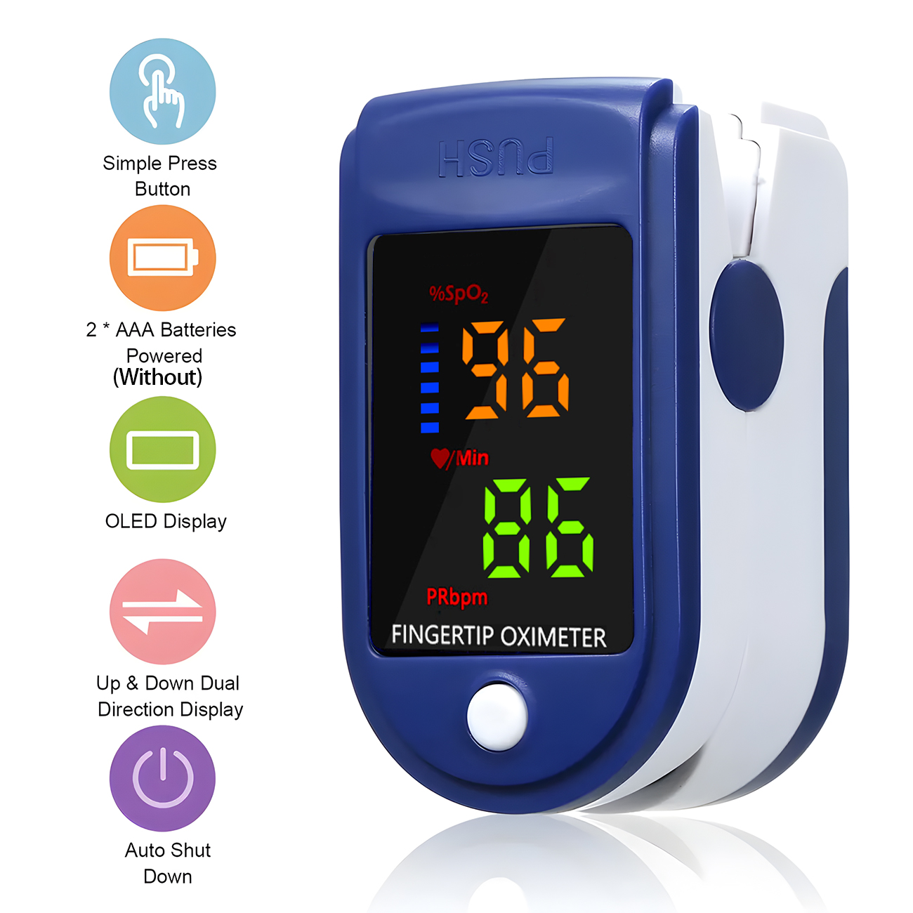 Fingertip Pulse Oximeter SPO2  - đánh giá và giá Oxygen Saturation Monitor Fingertip