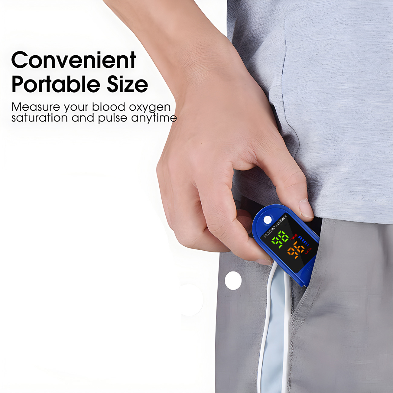 Portable Fingertip Pulse Oxime - đánh giá và giá Oxygen Saturation Monitor Fingertip